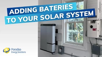 Adding Batteries to Your Solar System