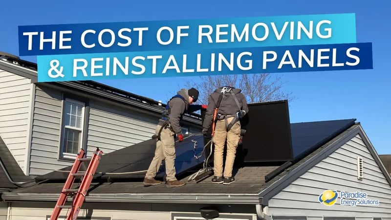 The Cost of Removing & Reinstalling Solar Panels