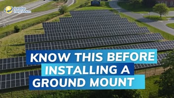 Key Considerations Before Installing a Solar Ground-Mount