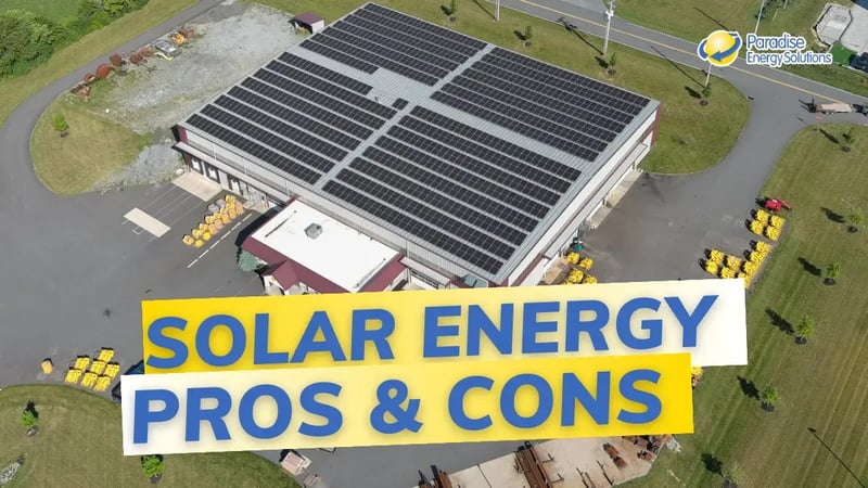 Pros and cons of solar energy