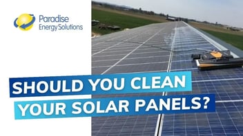 Should you clean your solar panels?