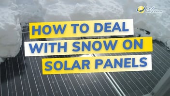 Expert Tips for Dealing with Snow on Solar Panels