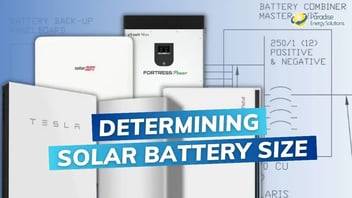 How To Size Batteries for a Solar Panel Systems