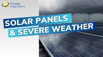 Solar panels in extreme weather