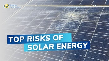 What are the top risks of solar energy?