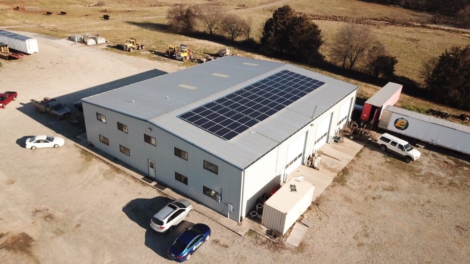 Weaver Logging With Solar Panels