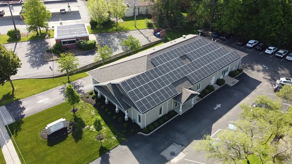 Westlake Dental With Solar Panels