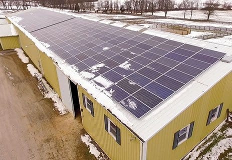 Solar panel snow clearing : r/solar